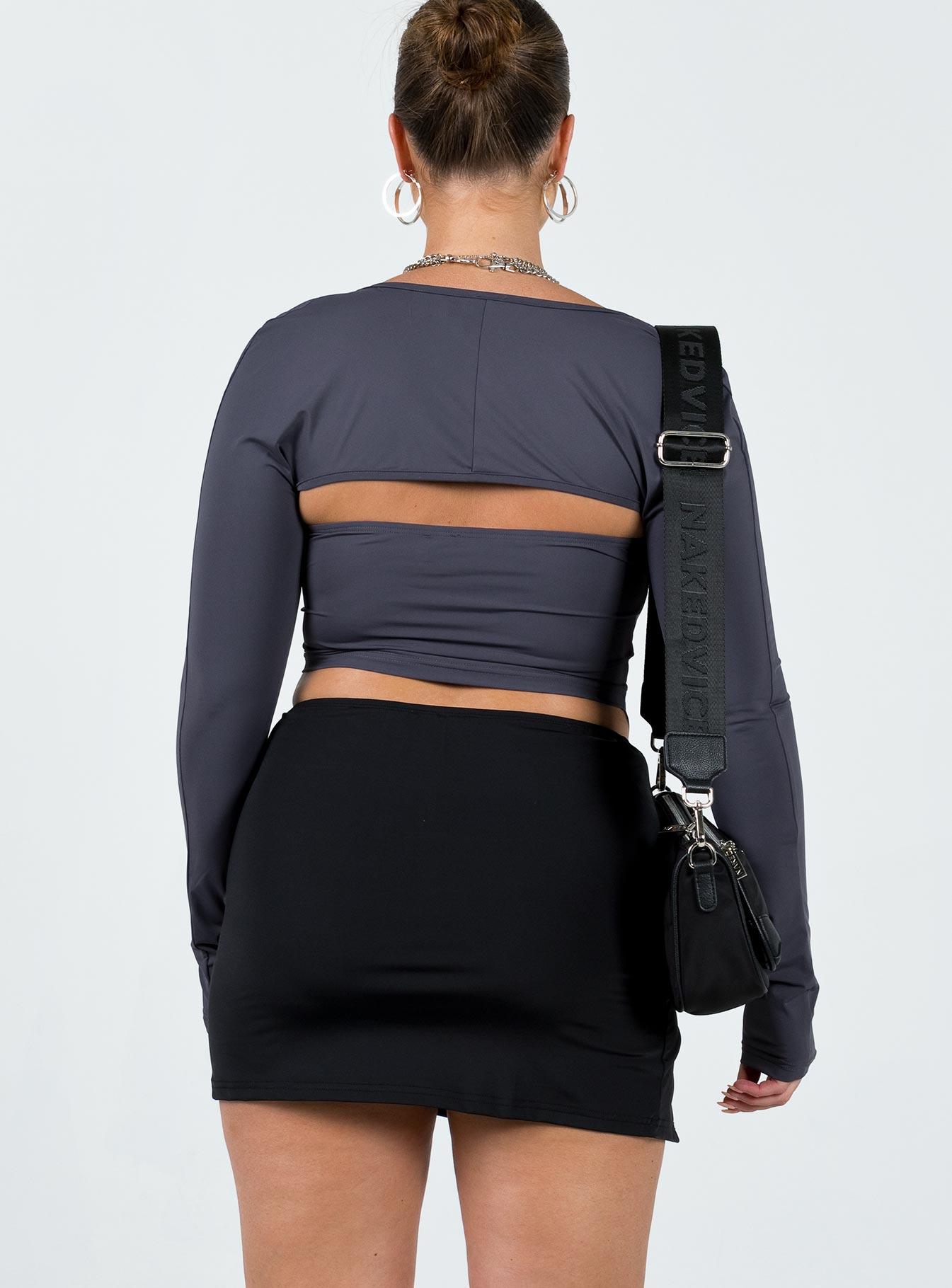 Lowell Mini Skirt Black-Oh Mollys
