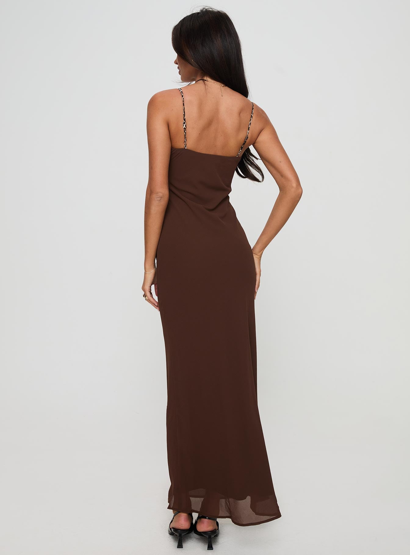 Moorey Maxi Dress Brown-Oh Mollys