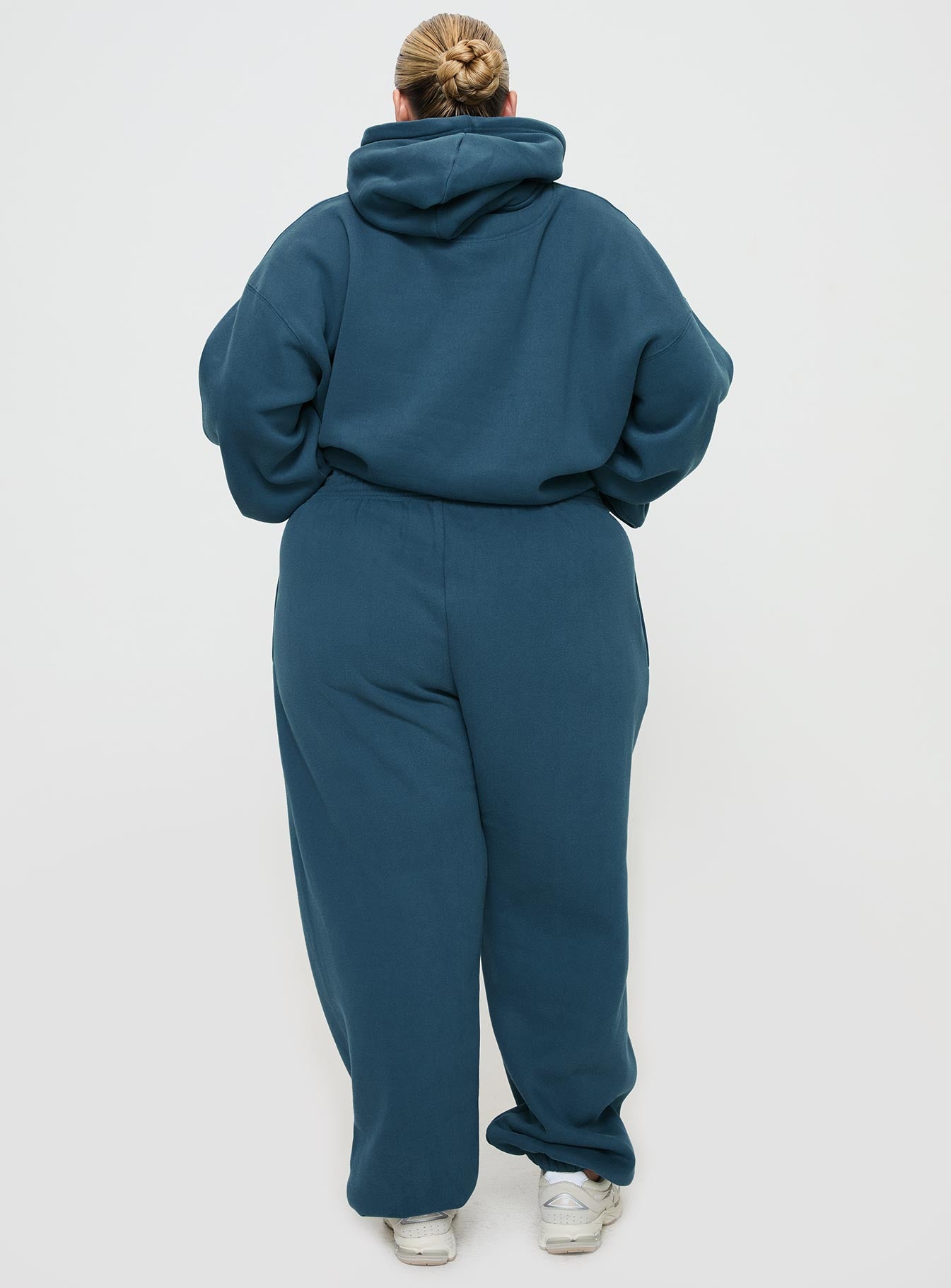 Oh Mollys Track Pants Block / Cursive Text Slate Curve-Oh Mollys