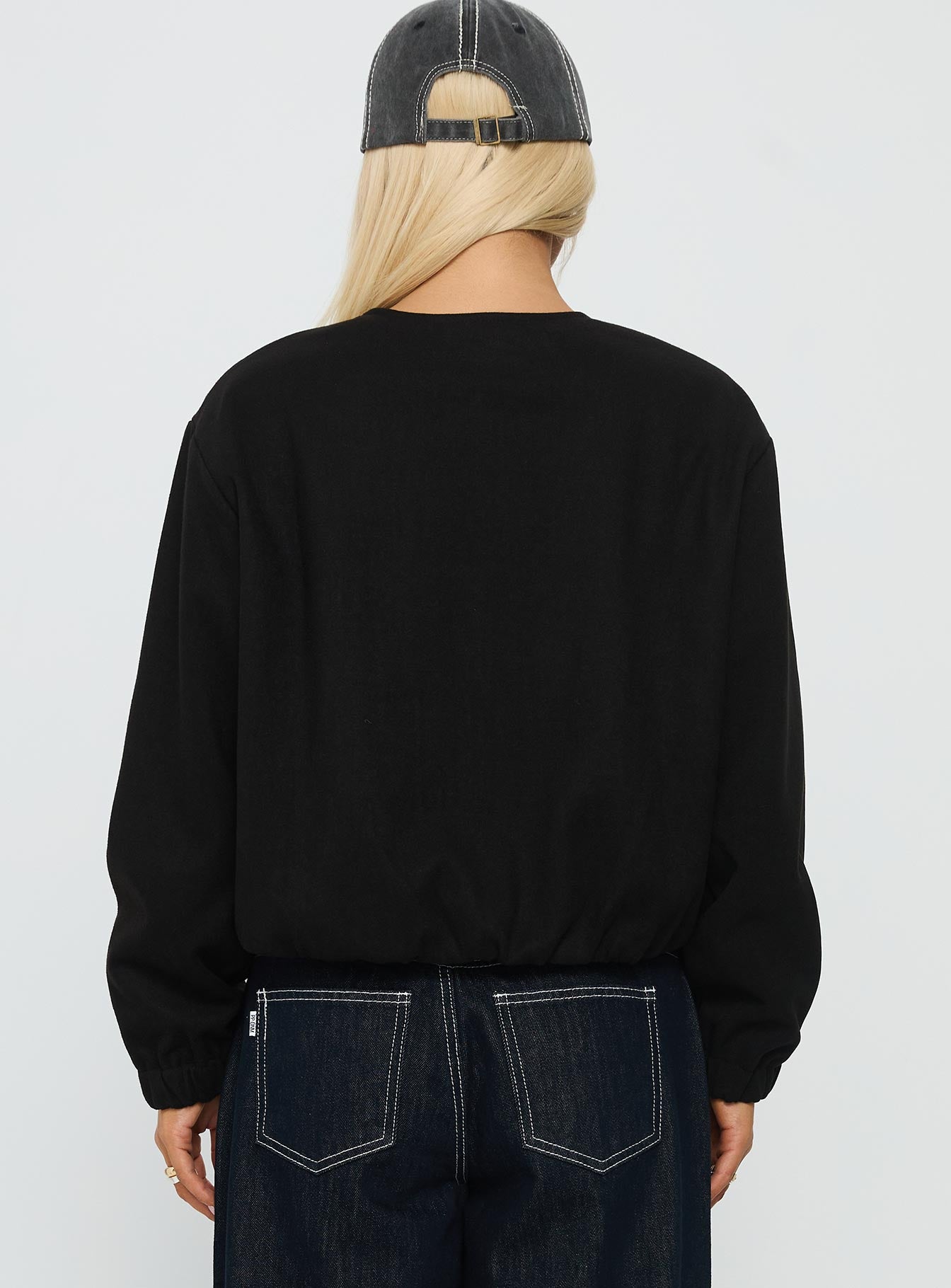 Grasp Bomber Jacket Black-Oh Mollys