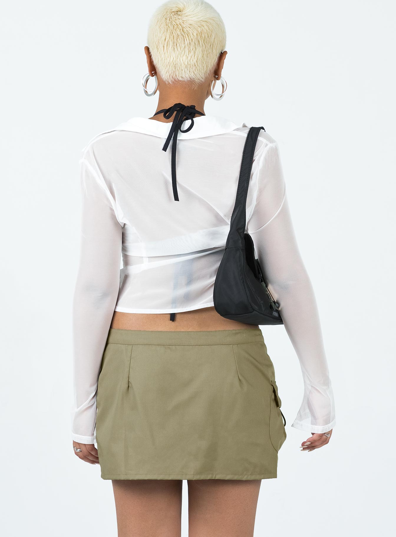 Motel Zephyr Skirt Taupe-Oh Mollys