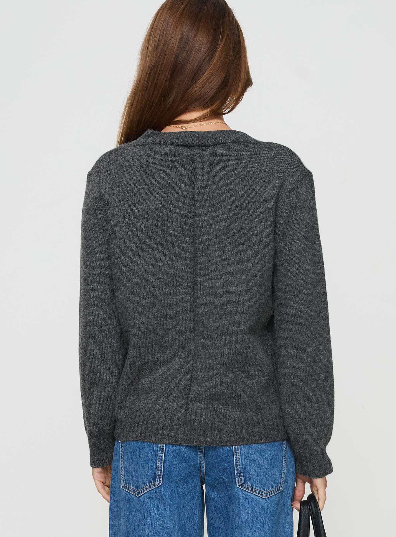Larkins Cardigan Grey-Oh Mollys