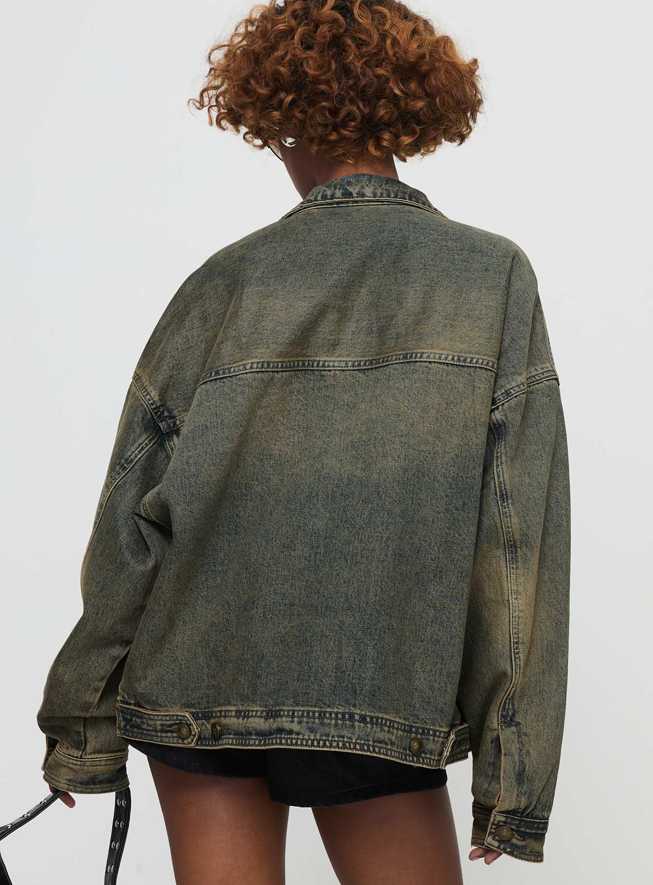 Kier Oversized Jacket Denim Antique Wash-Oh Mollys