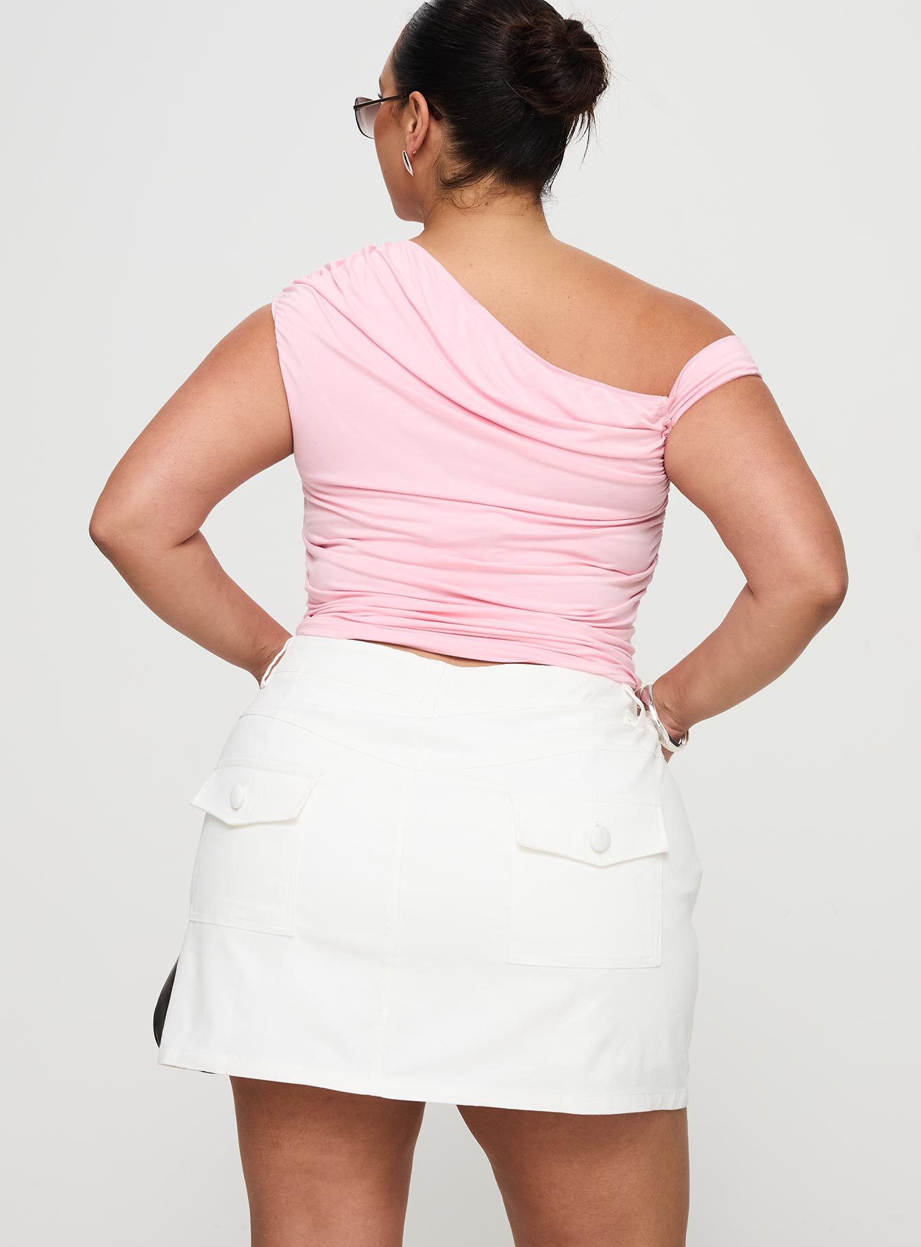Returna Skort White Curve-Oh Mollys