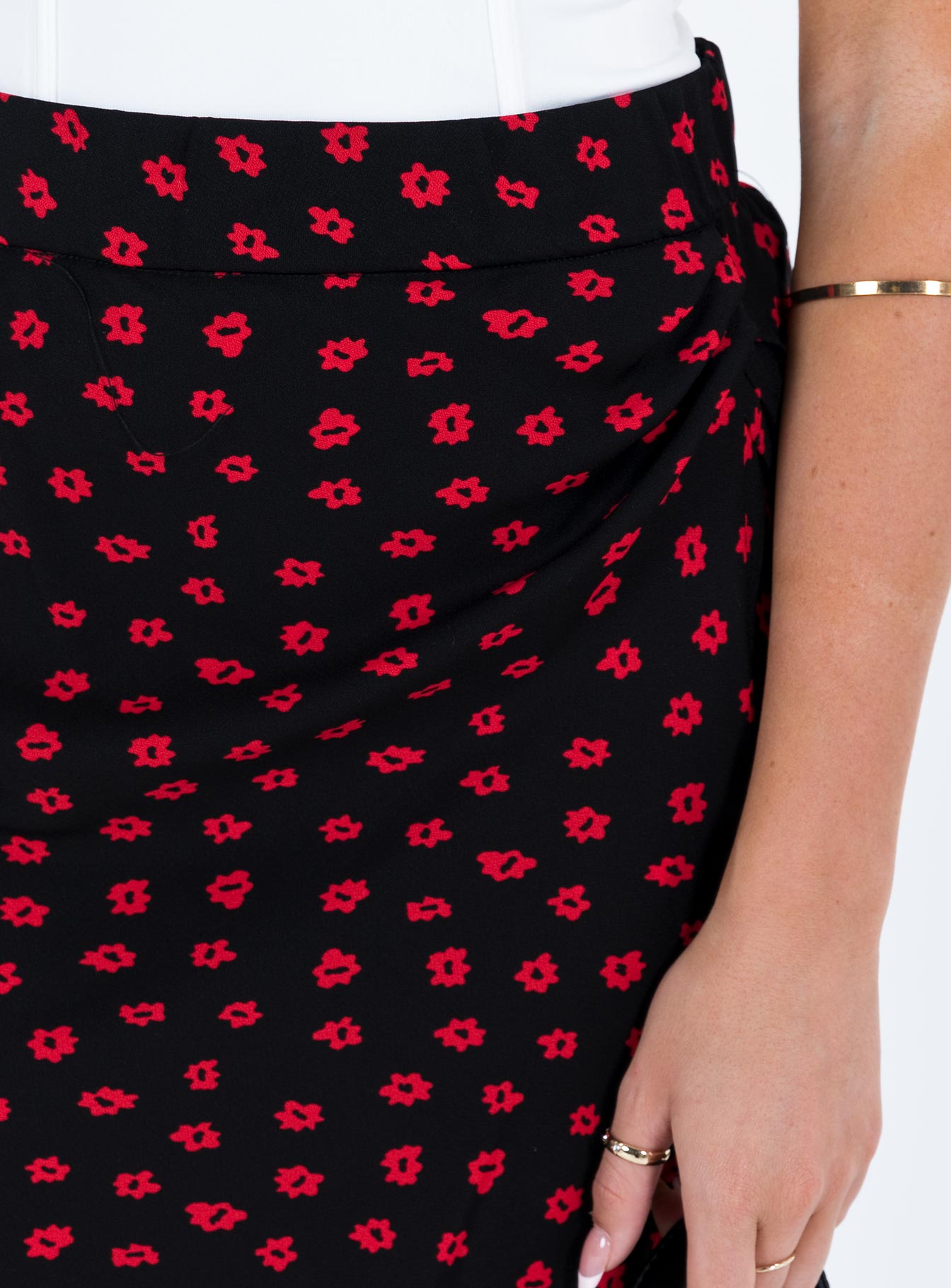 Mabel Midi Skirt Petite-Oh Mollys