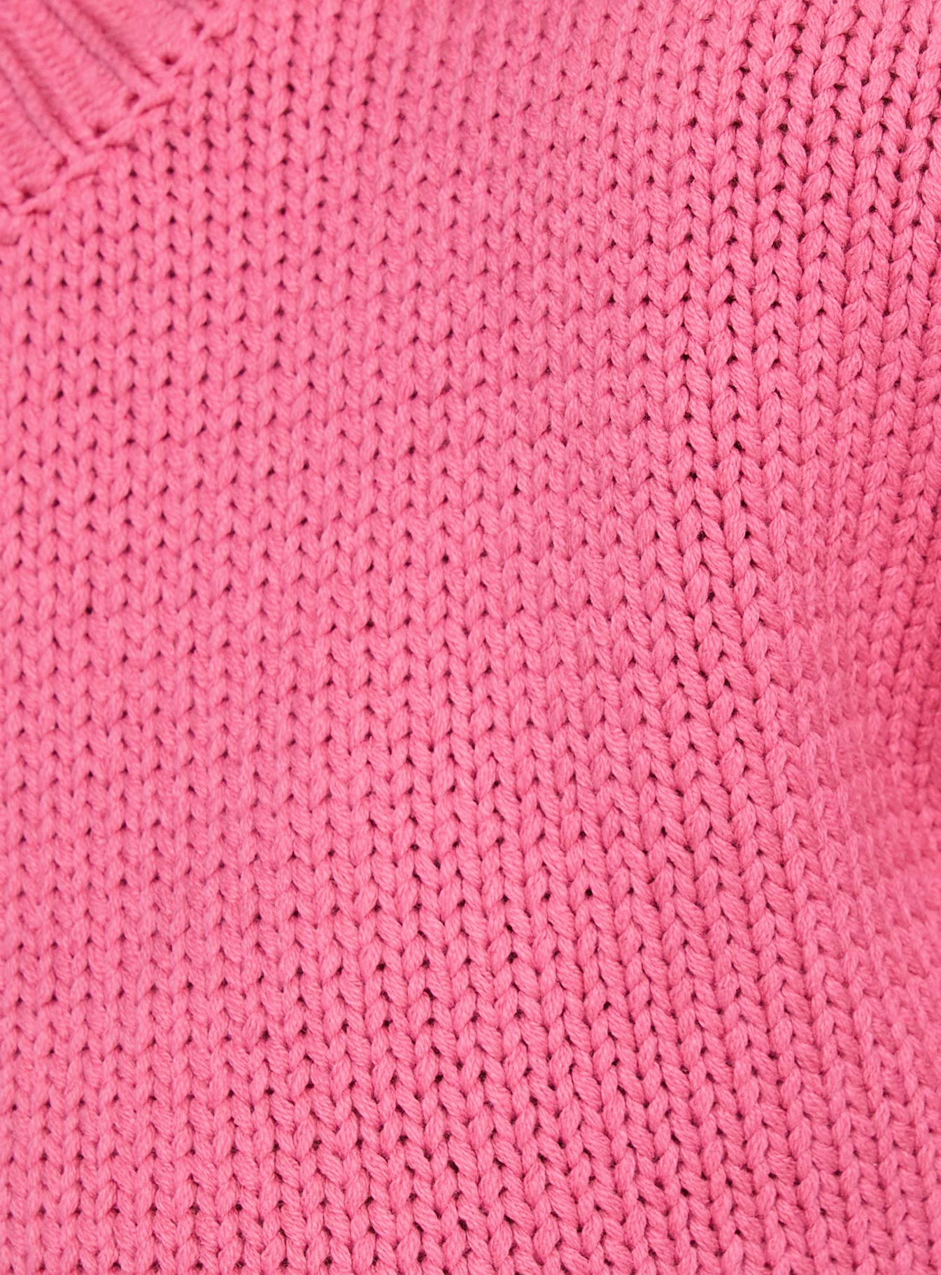 Harmony Balloon Sleeve Knit Sweater Pop Pink-Oh Mollys