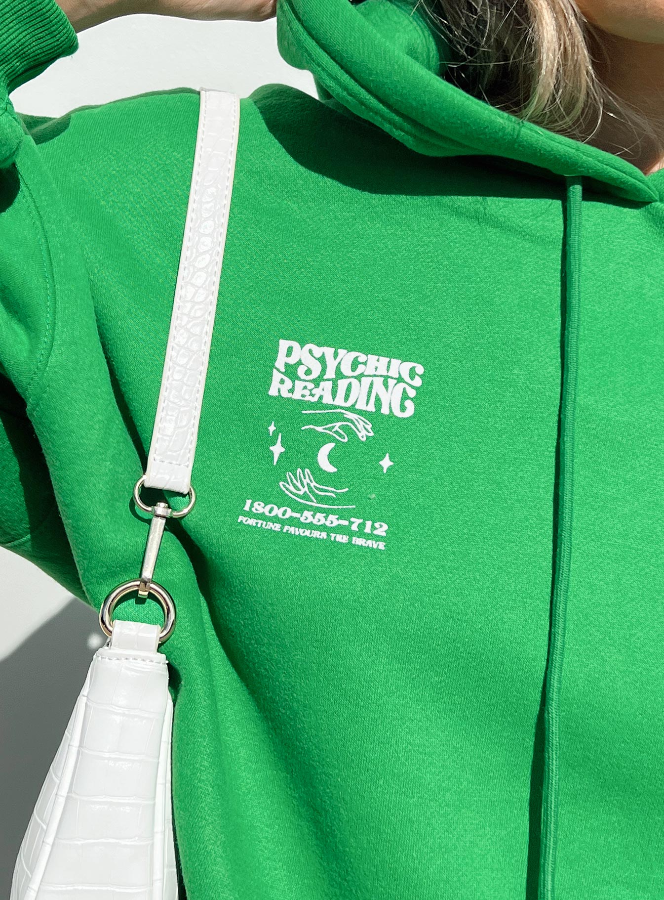 Lilly Psychic Hoodie Apple Green-Oh Mollys