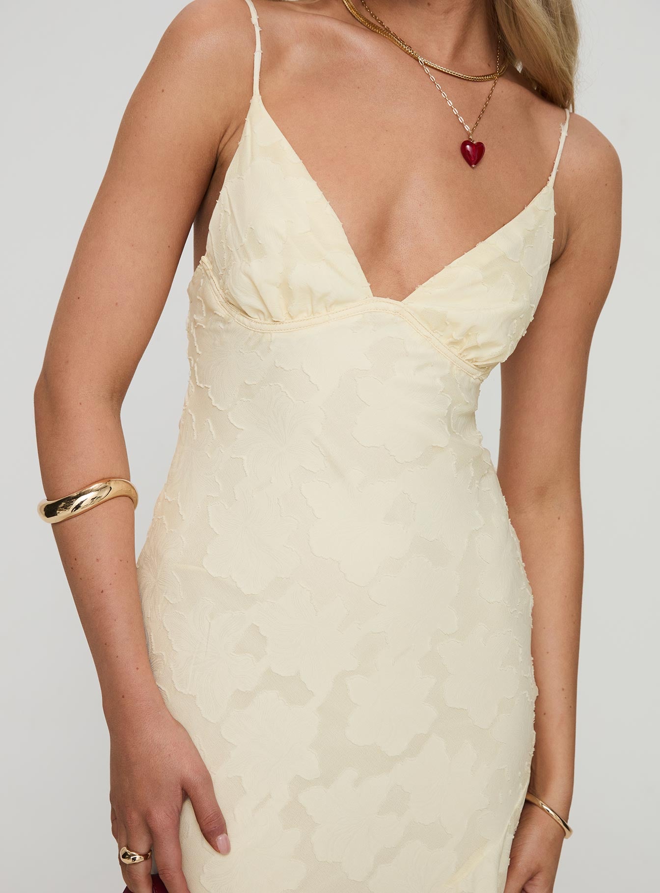 Cyrene Maxi Dress Lemon-Oh Mollys