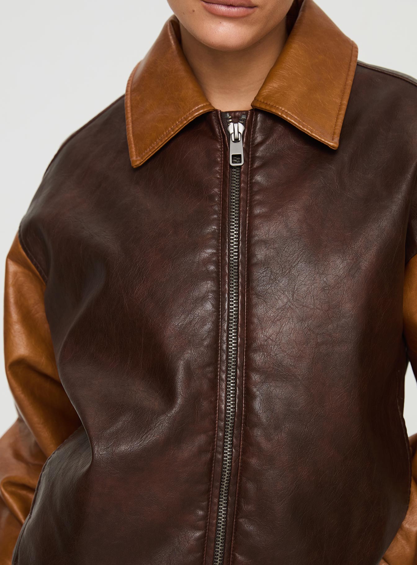 Nirvana Bomber Jacket Chocolate-Oh Mollys