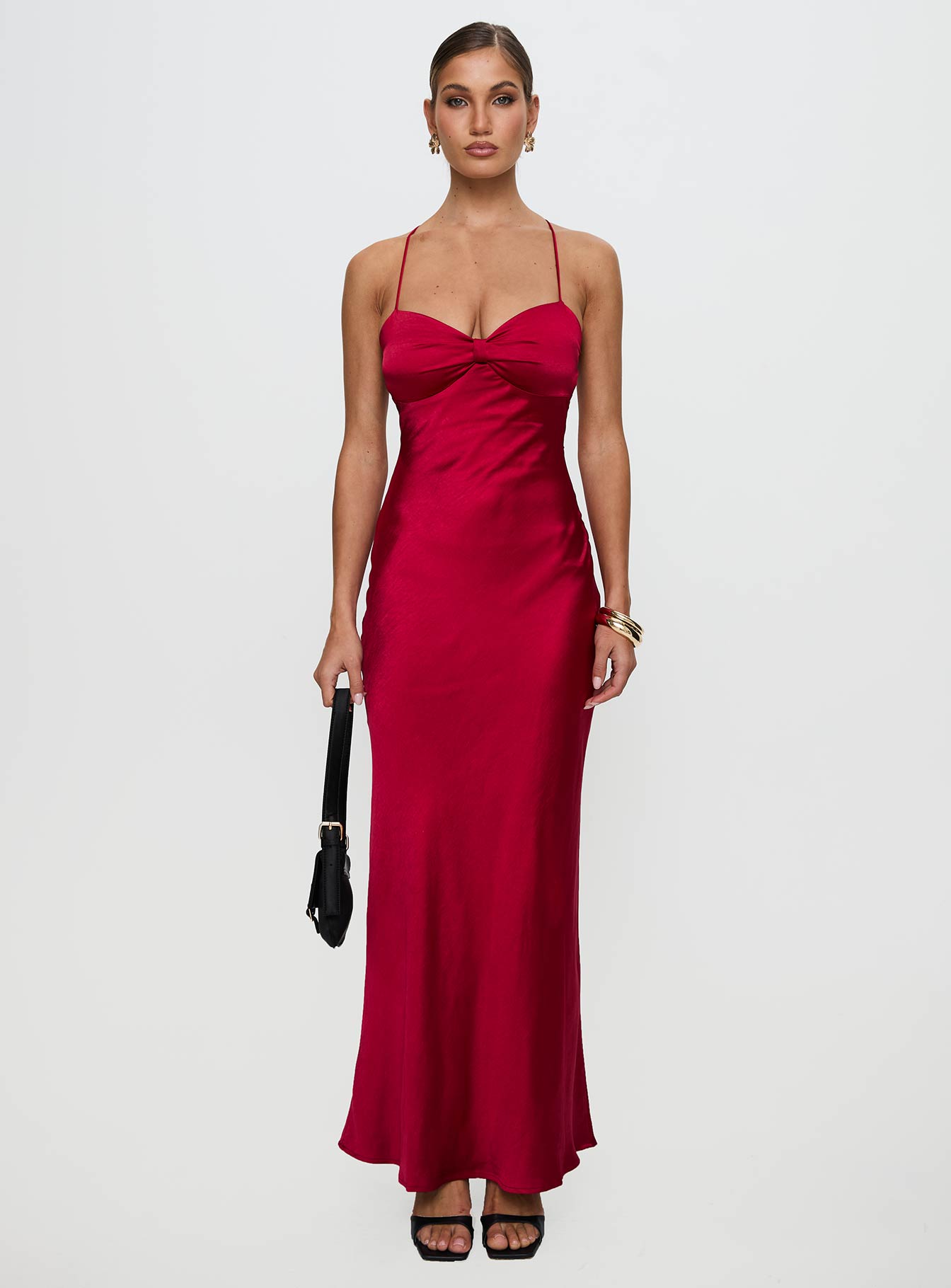 Kristelle Maxi Dress Red-Oh Mollys