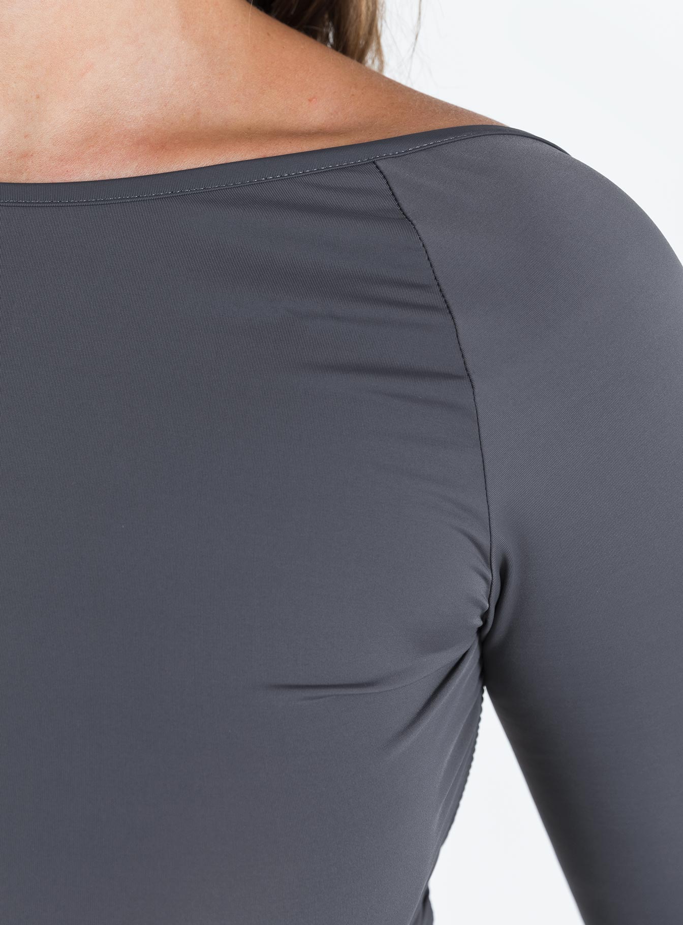 Gatewood Long Sleeve Mini Dress Slate-Oh Mollys