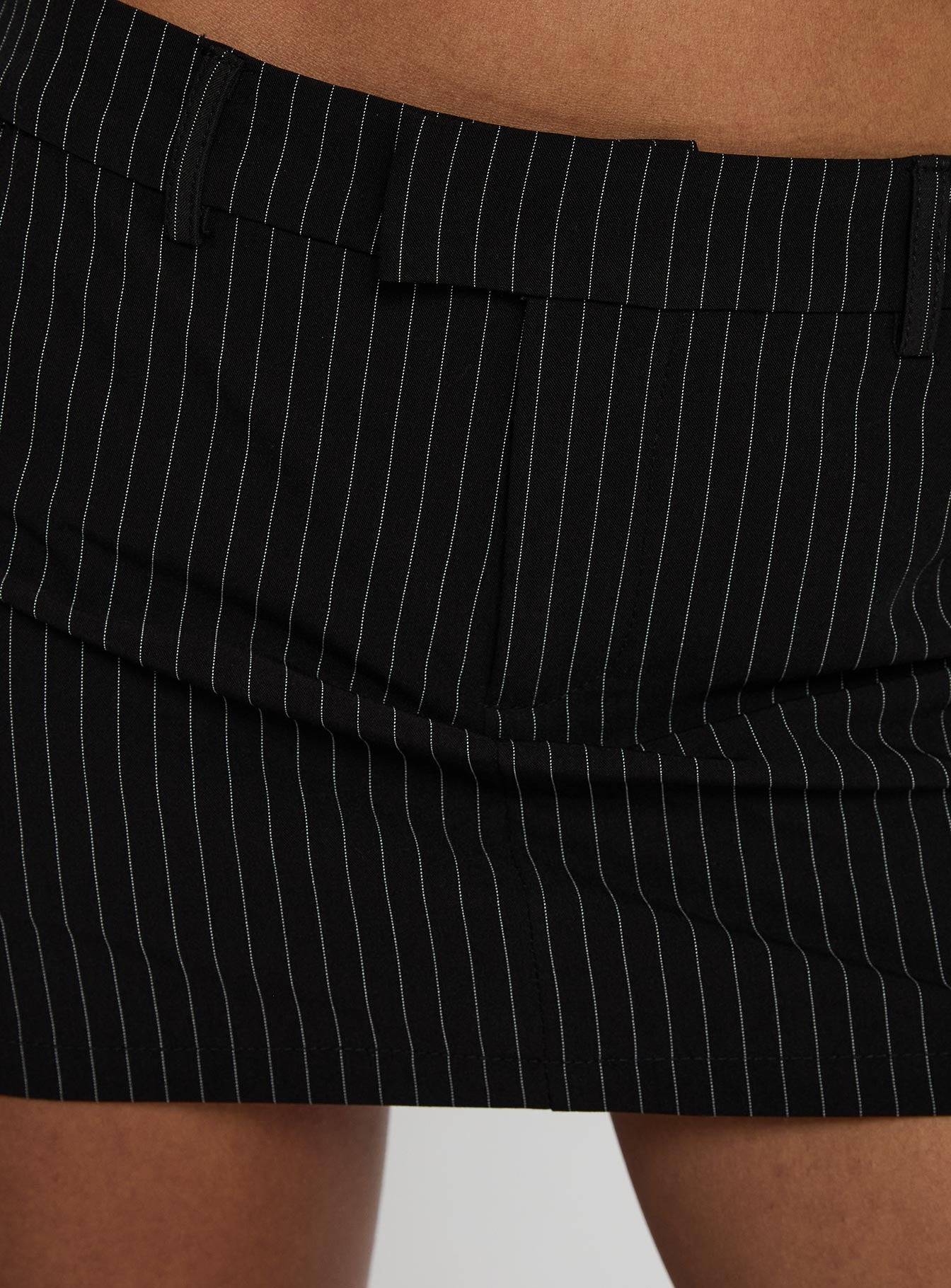 Feminique Skort Black Stripe-Oh Mollys