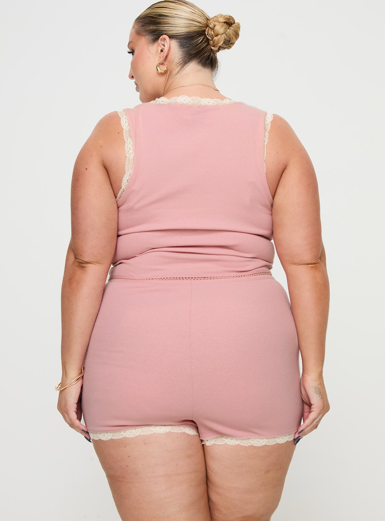 Morning Tea Sleep Set Pink Curve-Oh Mollys