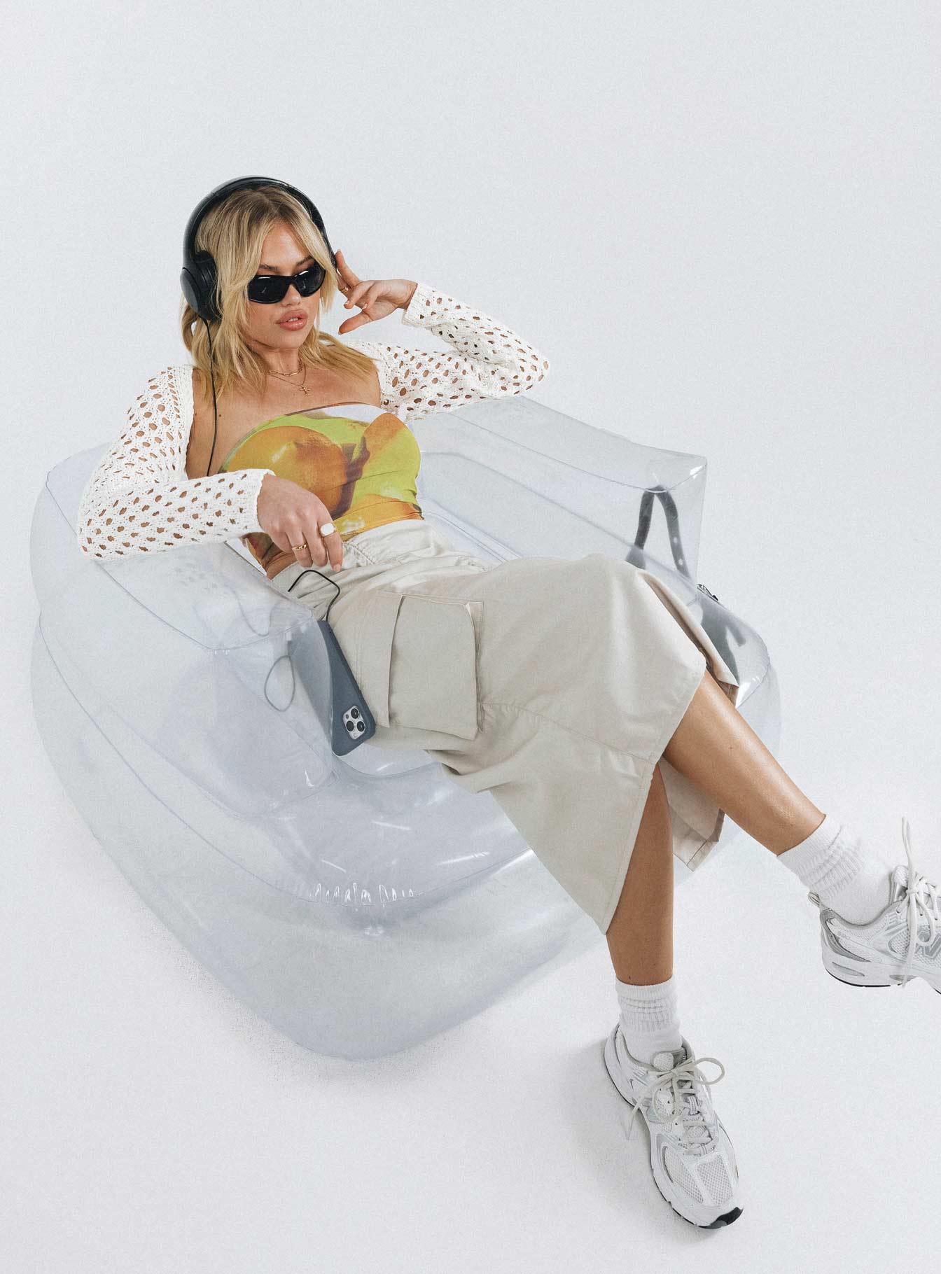 Motel Enore Skirt Oat-Oh Mollys