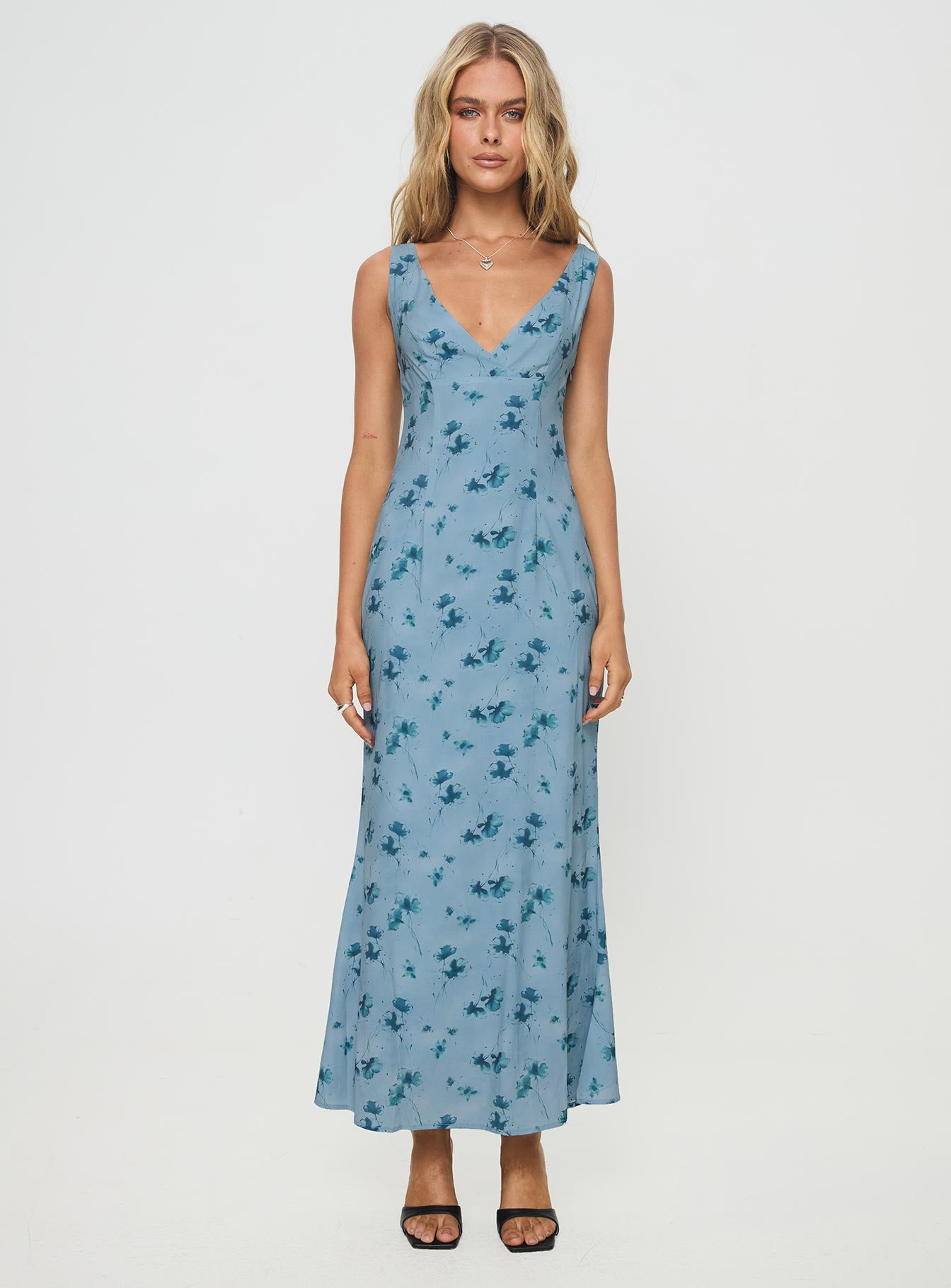 Donnelly Maxi Dress Blue-Oh Mollys