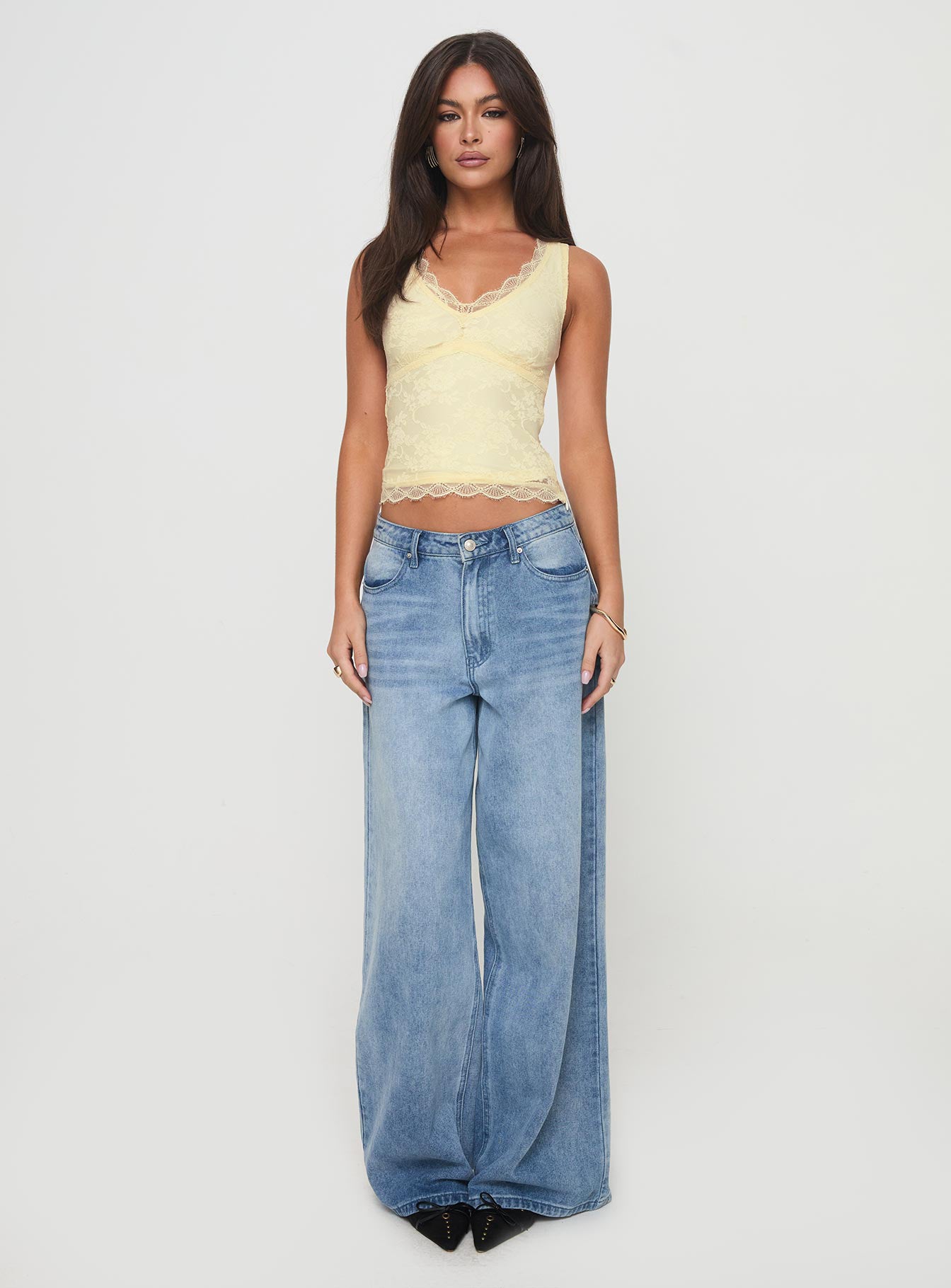 Far Away Top Yellow-Oh Mollys