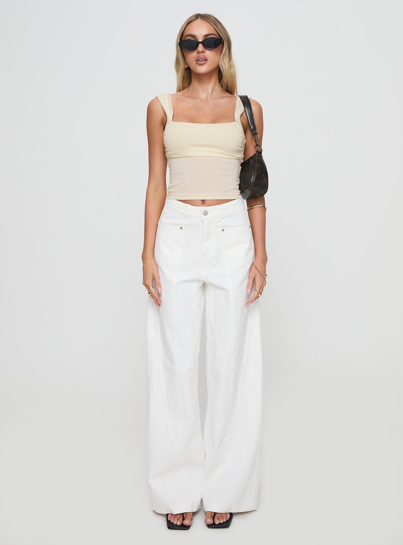 Francois Backless Top Cream-Oh Mollys