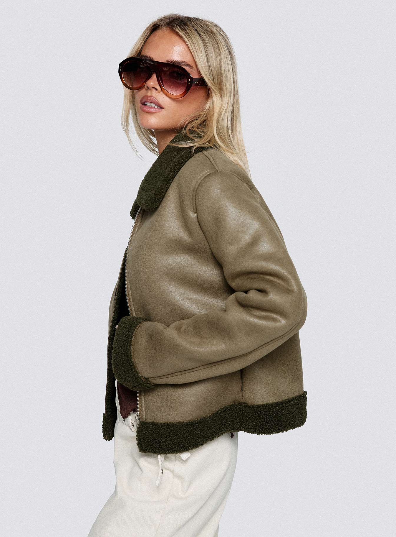 Codenames Collared Jacket Green-Oh Mollys