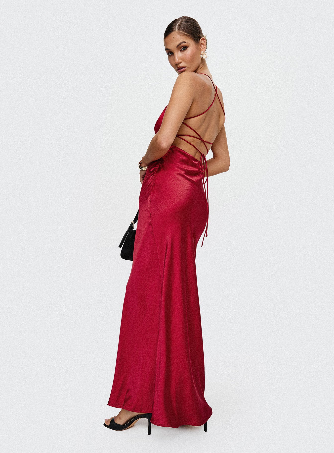 Kristelle Maxi Dress Red-Oh Mollys