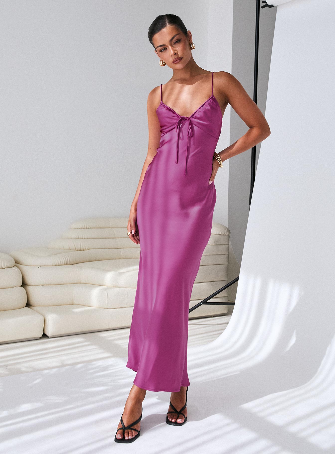 Maguire Maxi Dress Purple-Oh Mollys