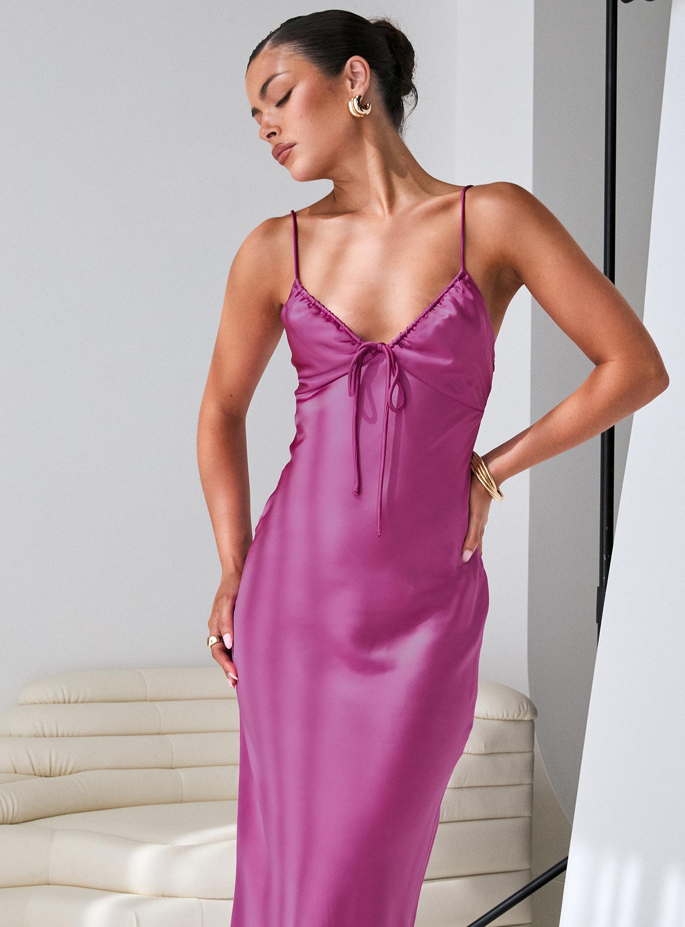 Maguire Maxi Dress Purple-Oh Mollys