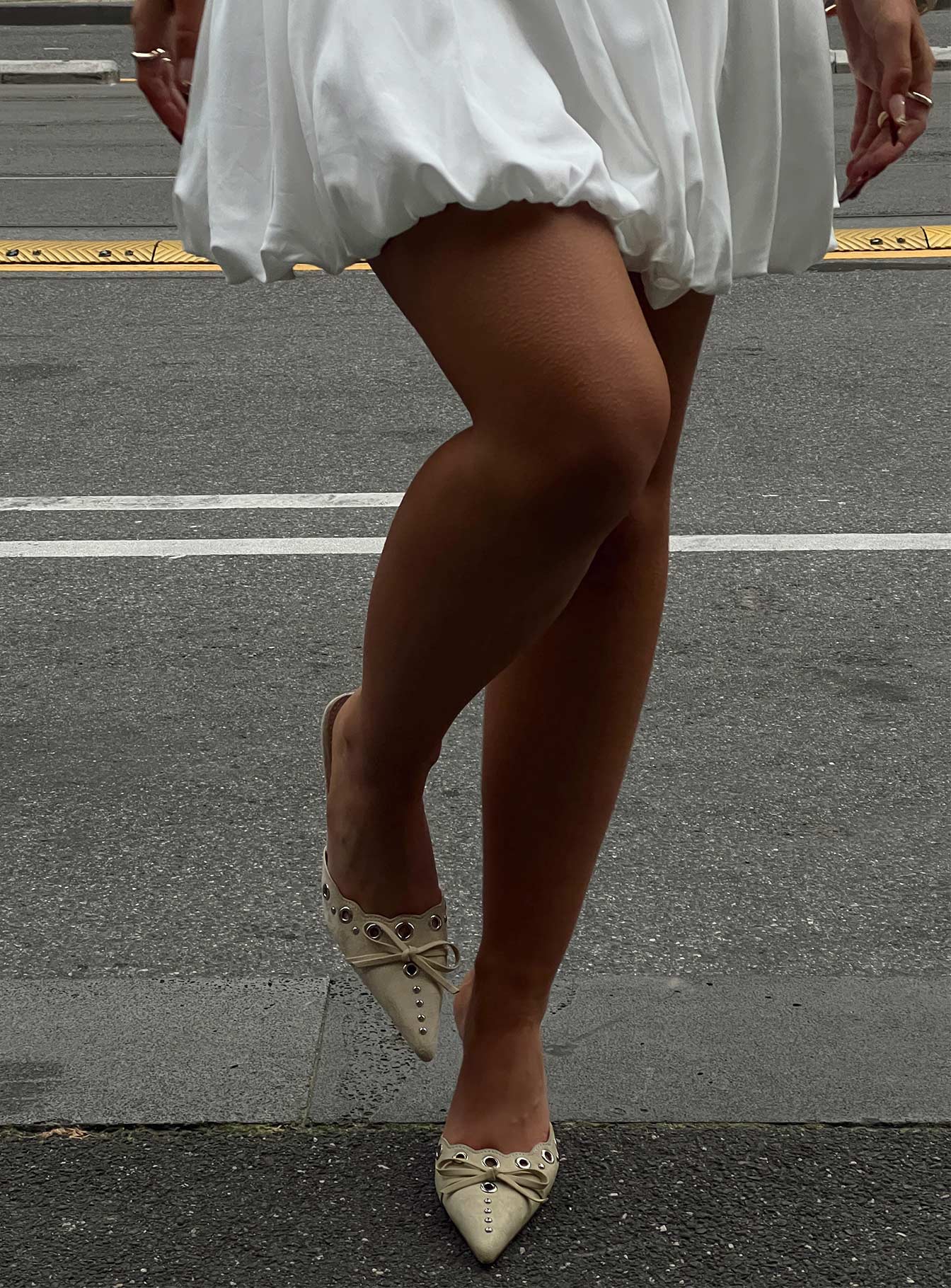 Charisma Pointed Toe Heels Taupe-Oh Mollys