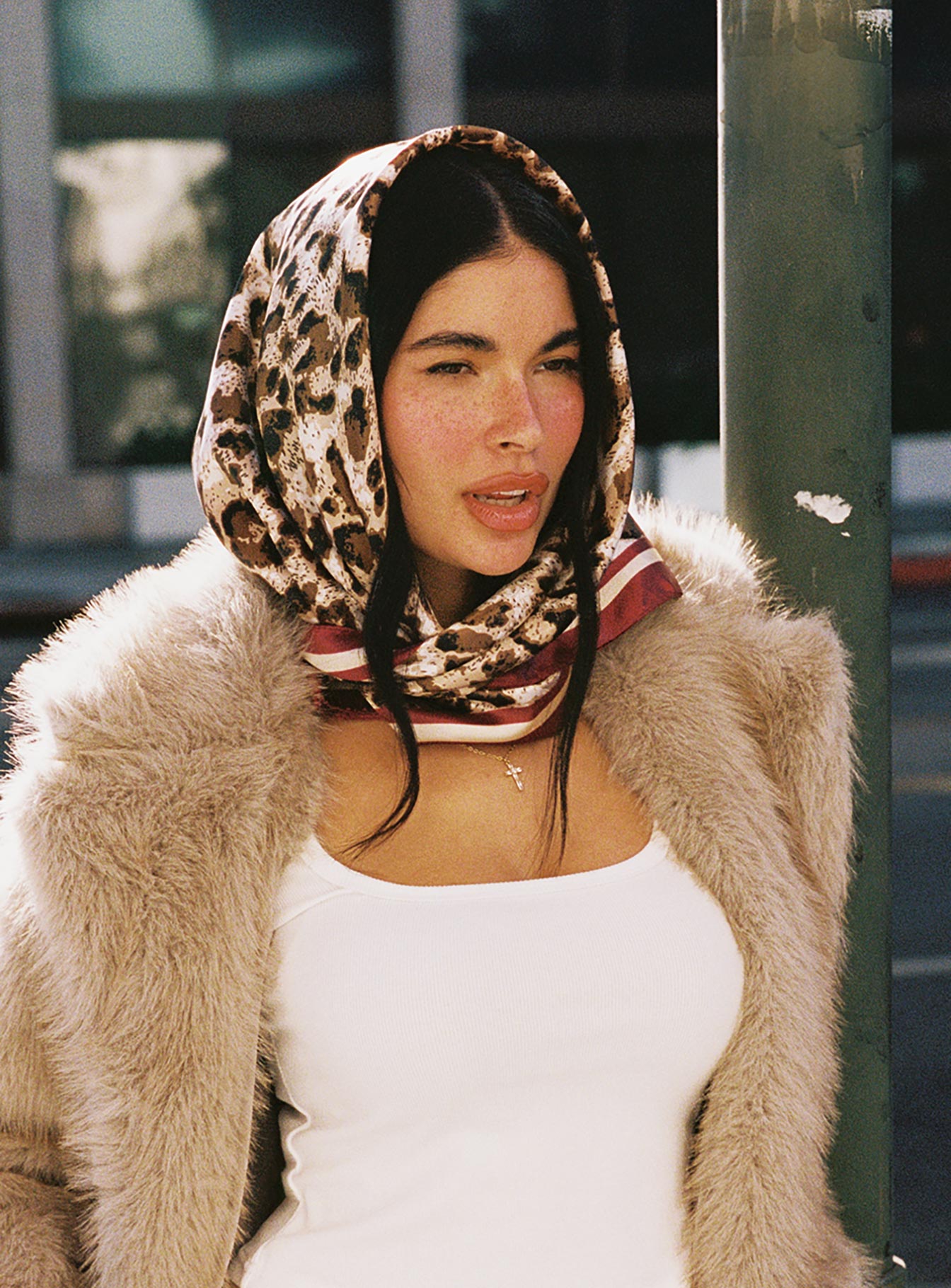 Cool Girl Scarf Leopard-Oh Mollys