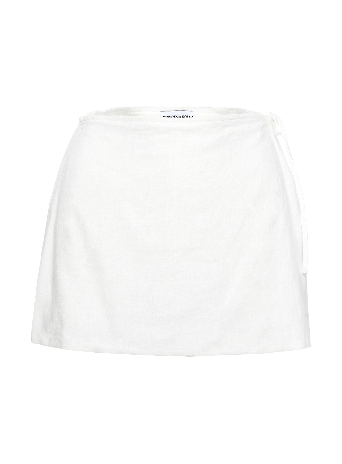 Gulliver Tie Side Mini Skort White Petite-Oh Mollys