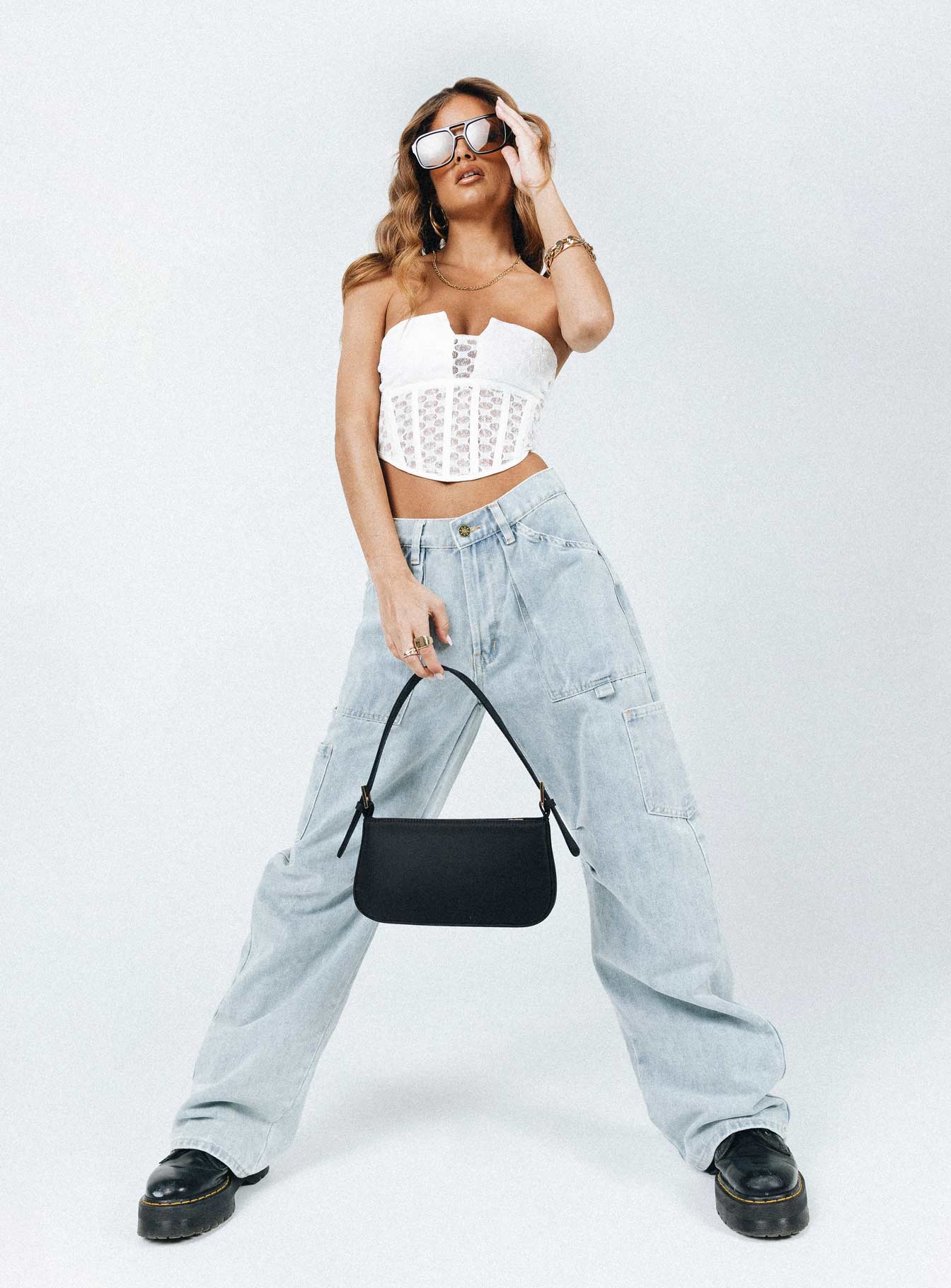 Miami Vice Pants Denim Blue-Oh Mollys