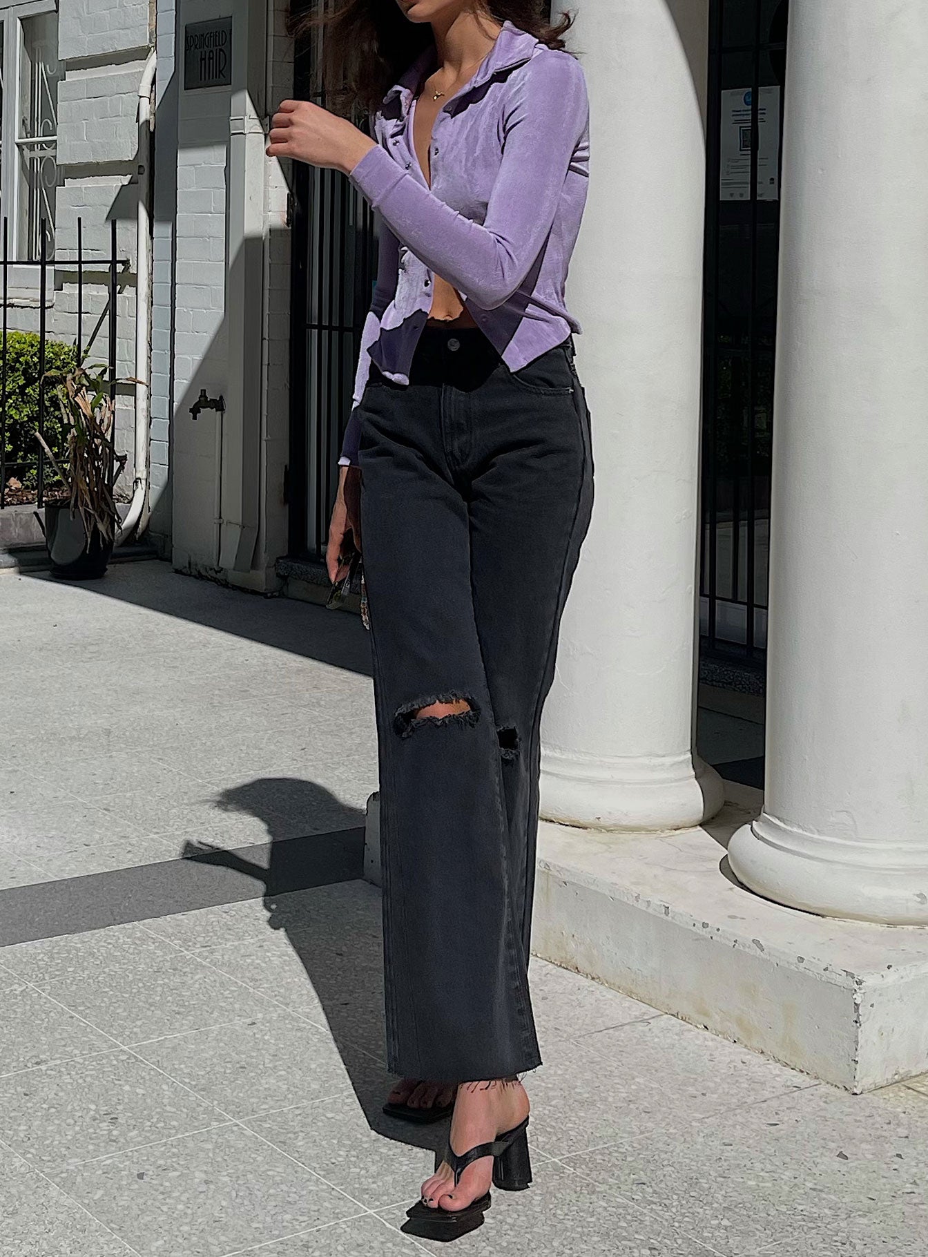 Londyn Denim Jeans Black-Oh Mollys