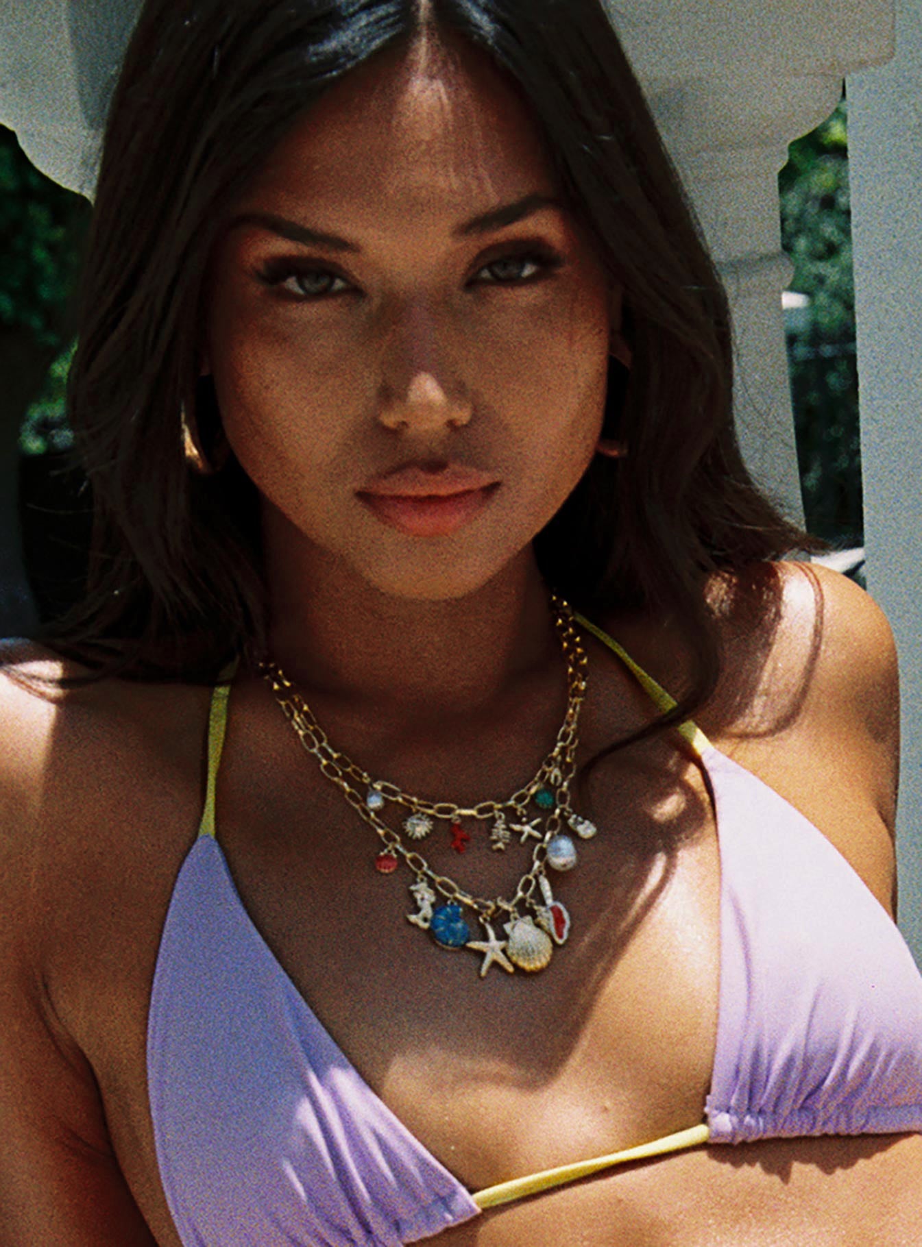 Sealife Charm Necklace Gold-Oh Mollys