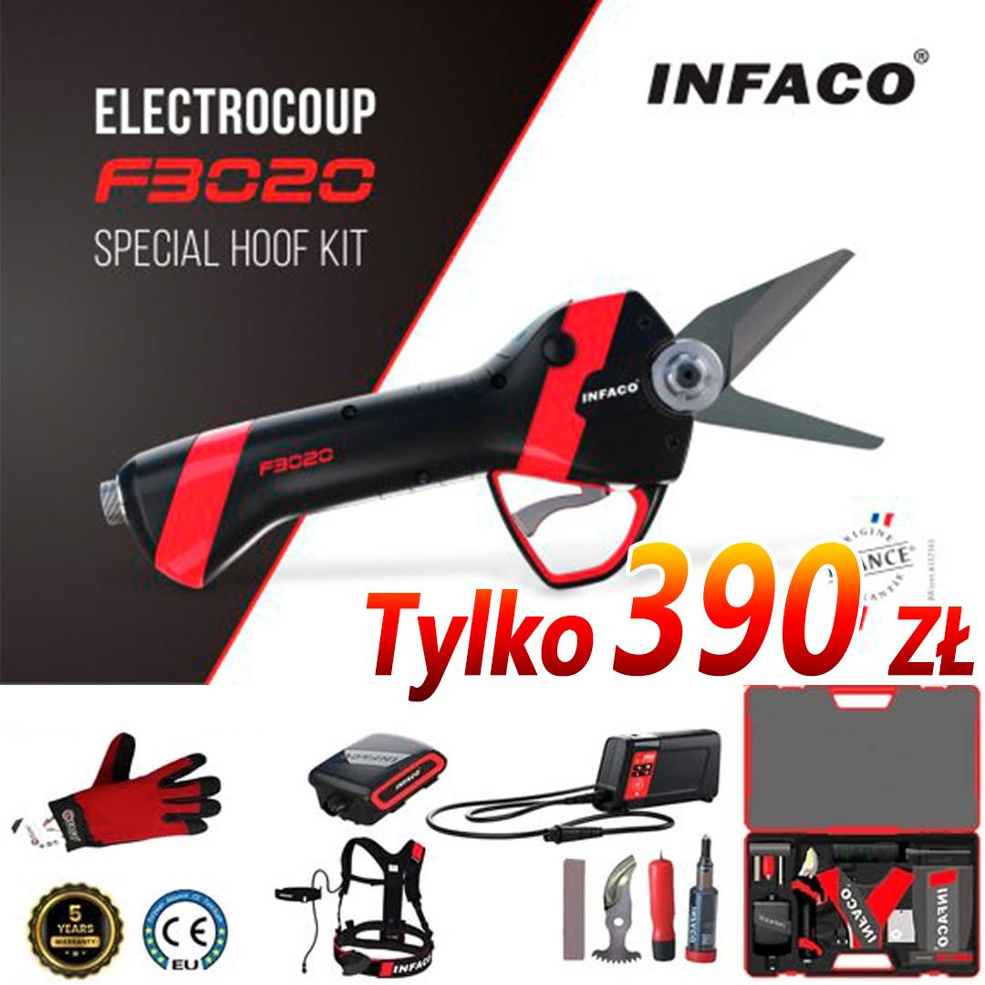 [-90% zniżki] INFACO F3020 Profesjonalne nożyce do przycinania zasilane akumulatorowo