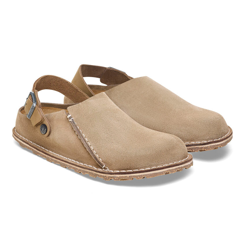 Birkenstock Lutry Premium Suede damskie - Szary Taupe