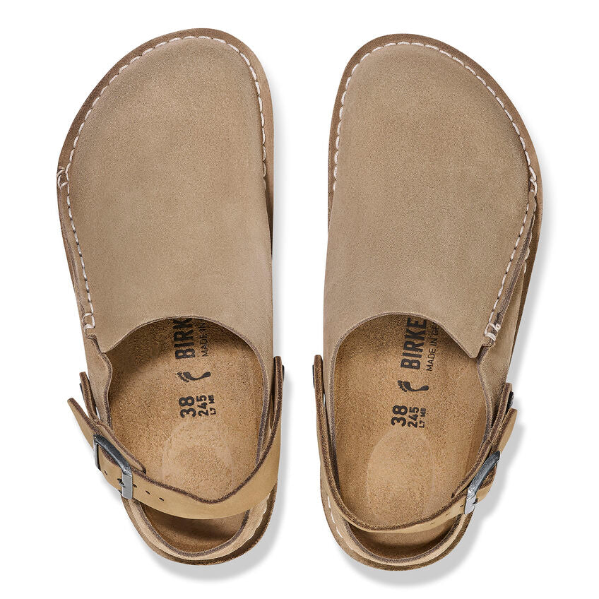 Birkenstock Lutry Premium Suede damskie - Szary Taupe