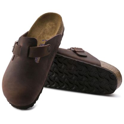 Birkenstock Unisex Boston Soft Footbed Oiled Leather - Hawana