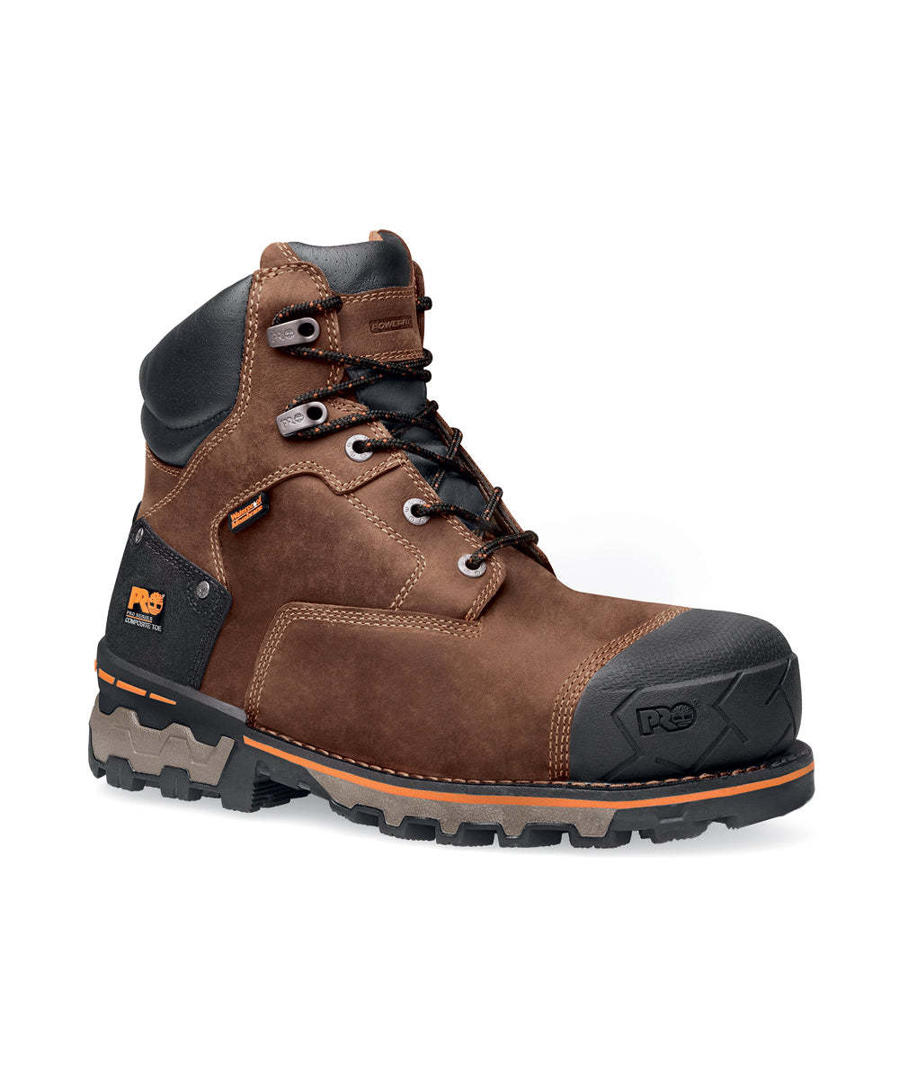Timberland PRO® Męskie ocieplane buty robocze Boondock z noskiem ochronnym - brązowe