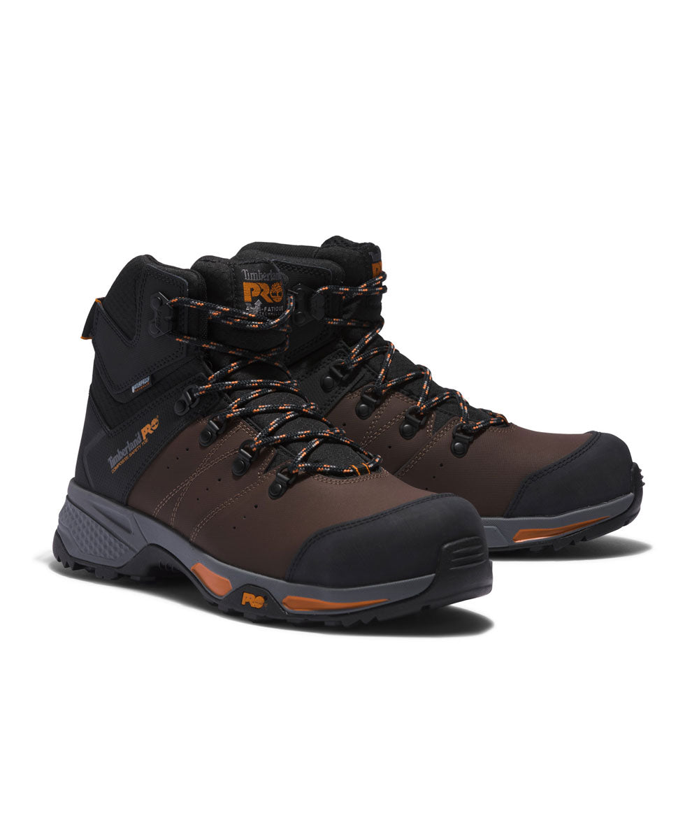 Timberland PRO Men's Switchback Composite Toe Work Boots - Brown