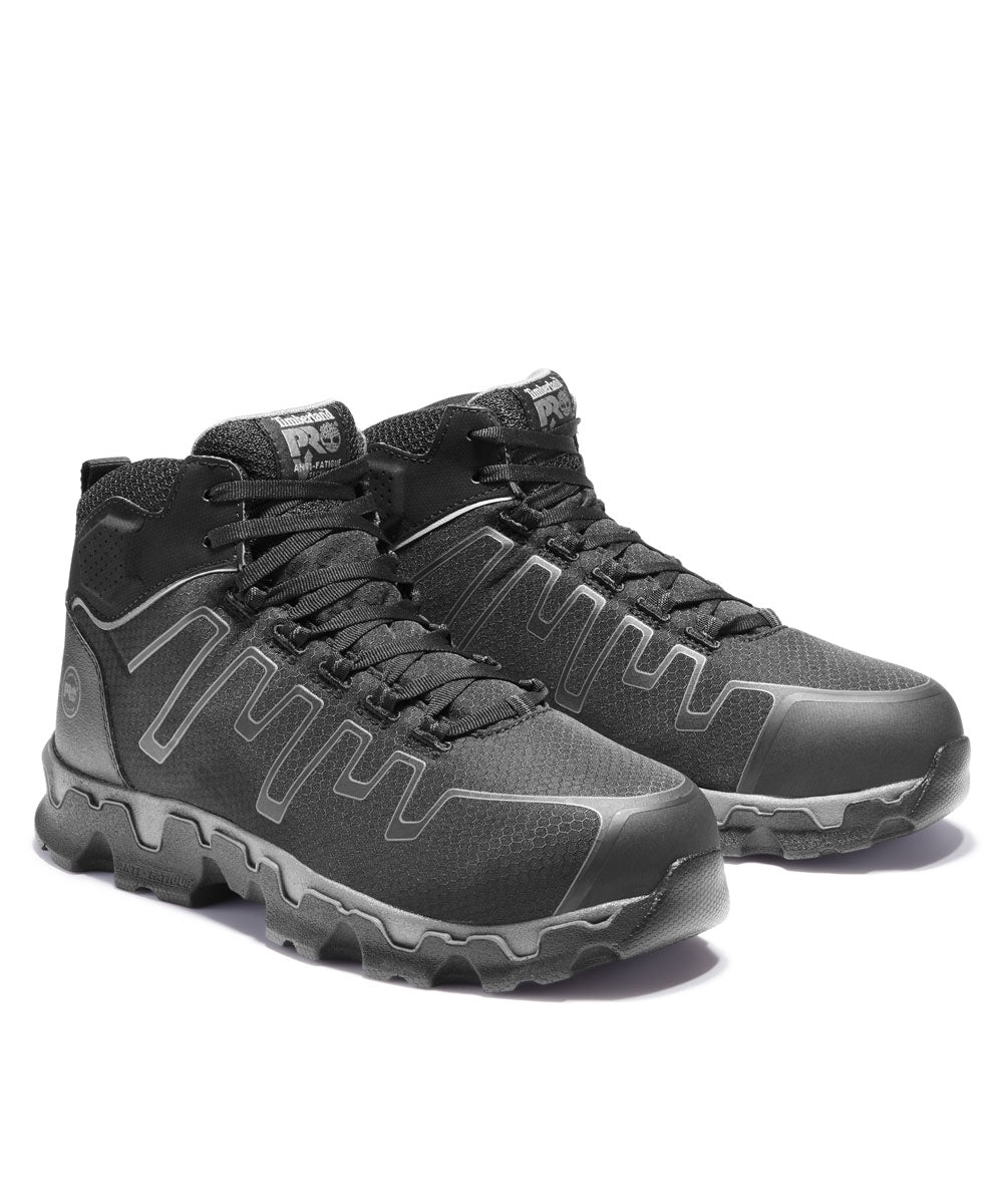 Timberland PRO Powertrain Sport Alloy Safety Toe Mid dla mężczyzn - czarny
