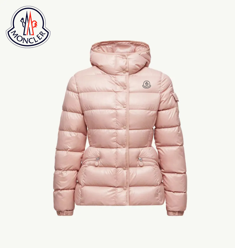 Kurze Daunenjacke Barante mit Kapuze