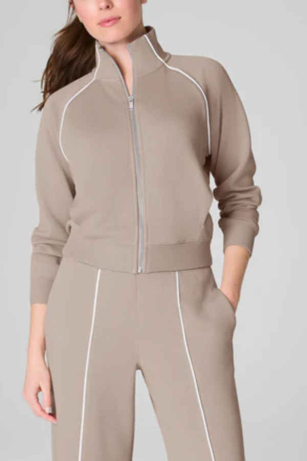 Stand Collar Coat Sports Suit