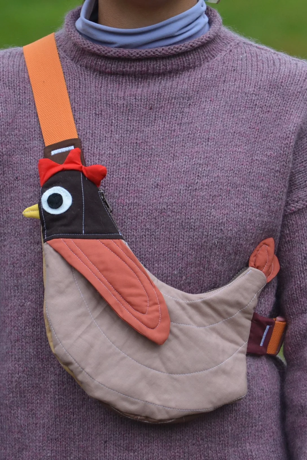 Fly Away Crossbody Bird Bag - Chicken