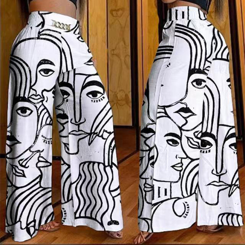 🔥Women's High-Waist Wide-Leg Trousers with Belt Accent💓Buy 3 Free Shipping