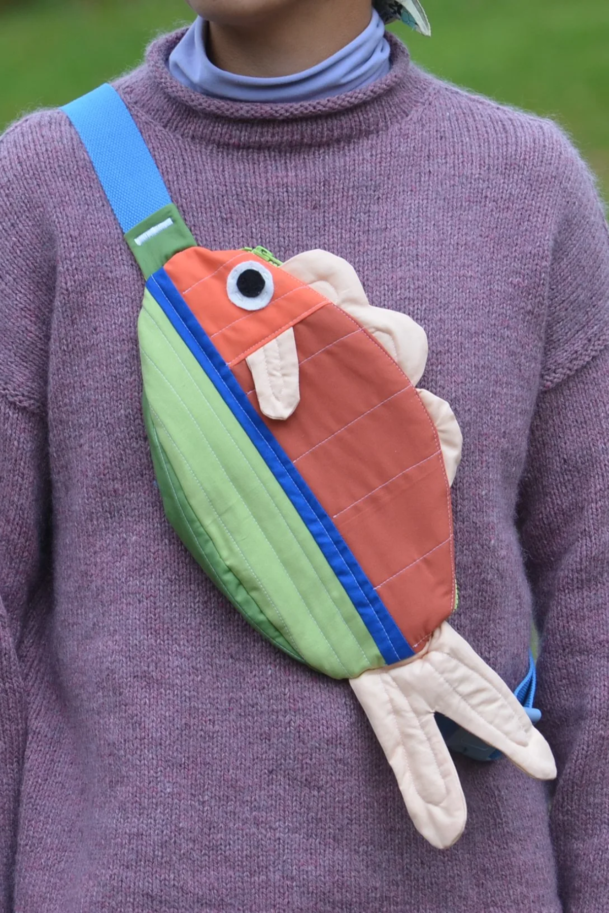 Swim Along Crossbody Fish Bag