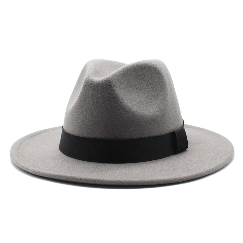 Flat-edge Jazz Woolen Hat