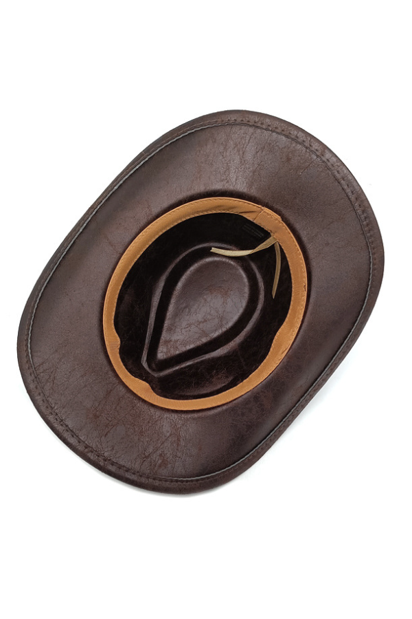 Suede Textured Western Cowboy Hat