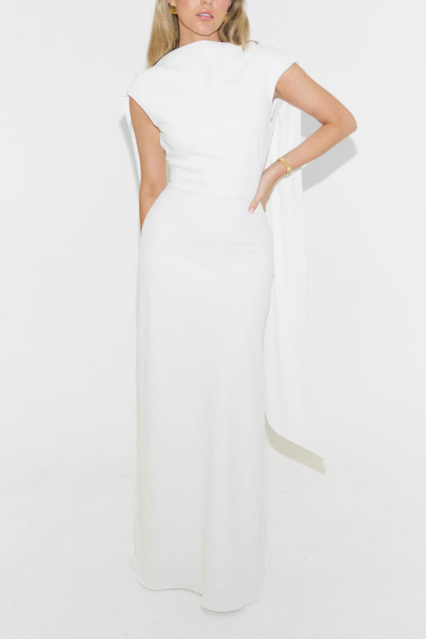 Rear Cutout Strap Dress