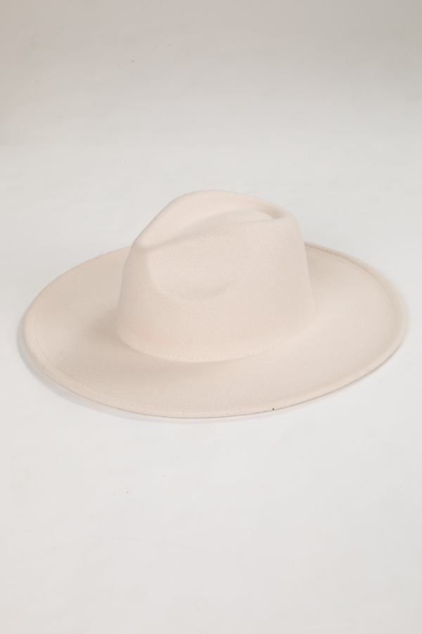Wide-brimmed Fedora