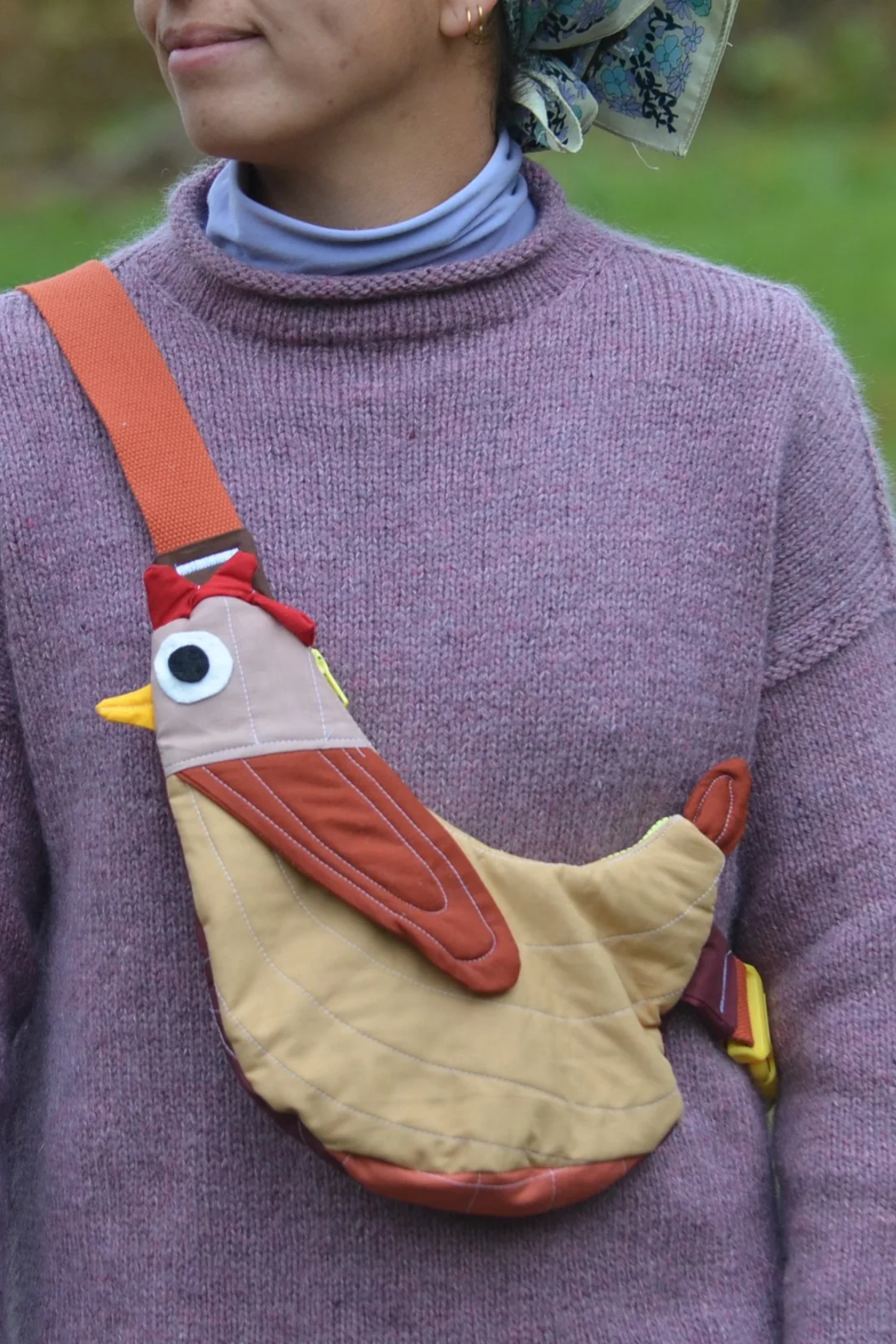 Fly Away Crossbody Bird Bag - Chicken