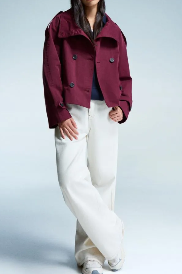 Short Windbreaker Jacket