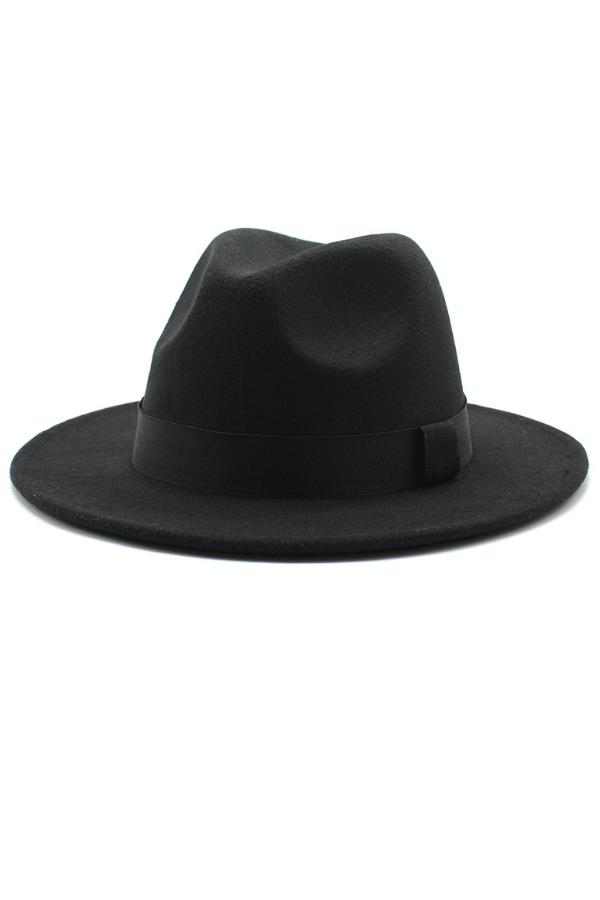 Flat-edge Jazz Woolen Hat